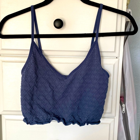 NWT Anthropologie seamless eyelet bralette - Picture 5 of 7